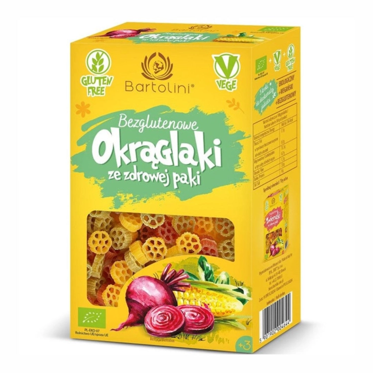 Makaron bezglutenowy Okrąglaki BIO Bartolini 250 g
