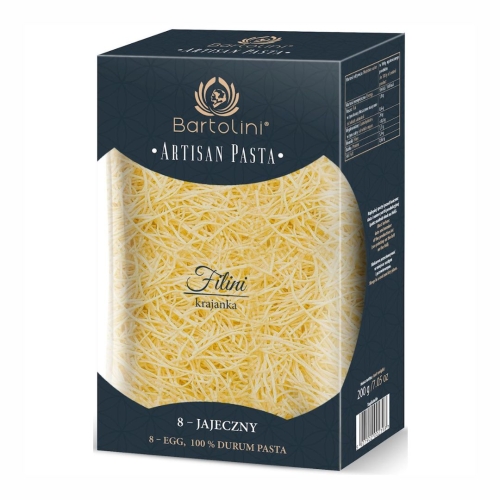 Makaron semolinowy 8-jajeczny krajanka Bartolini 200 g