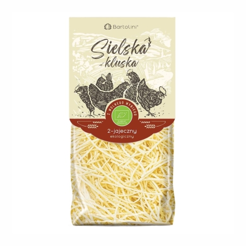 Makaron semolinowy 2-jajeczny krajanka cienka BIO Bartolini 250 g