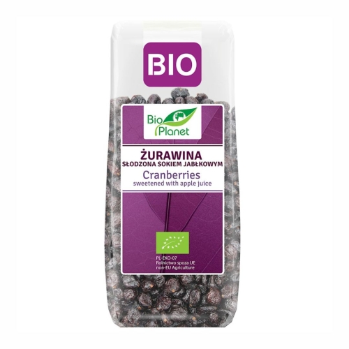 Żurawina z sokiem jabłkowym BIO 100 g Bio Planet