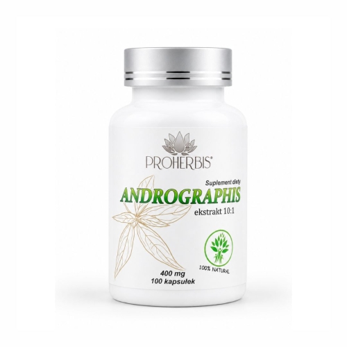 Andrographis ekstrakt PROHERBIS, 100 kapsułek