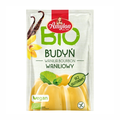 Budyń waniliowy bezglutenowy BIO Amylon, 40 g