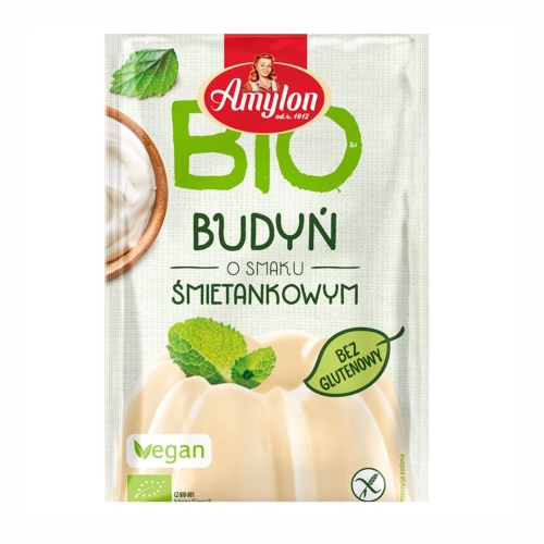 Budyń śmietankowy bezglutenowy BIO Amylon, 40 g