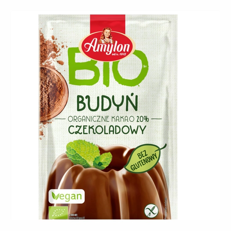 Budyń czekoladowy bezglutenowy BIO Amylon, 40 g