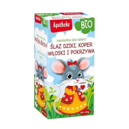 Herbatka dla dzieci ślaz dziki koper pokrzywa BIO Apotheke