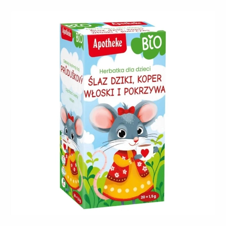 Herbatka dla dzieci ślaz dziki koper pokrzywa BIO Apotheke