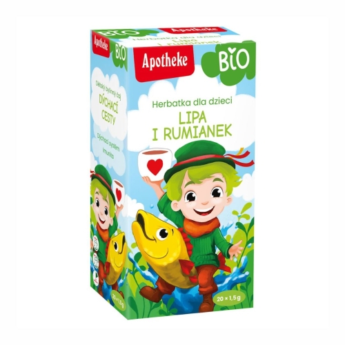 Herbatka dla dzieci lipa rumianek mięta BIO Apotheke