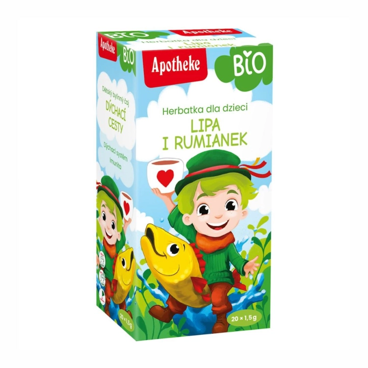 Herbatka dla dzieci lipa rumianek mięta BIO Apotheke