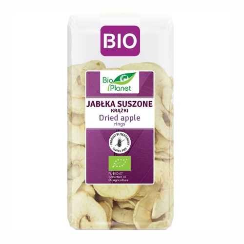 Jabłka suszone krążki BIO 100 g Bio Planet