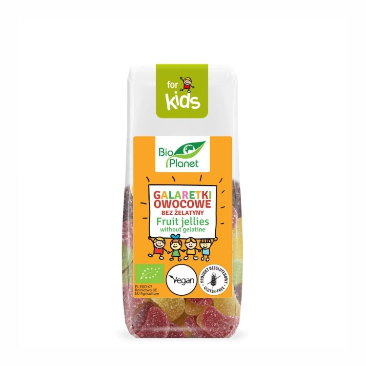 Galaretki owocowe BIO 100 g Bio Planet