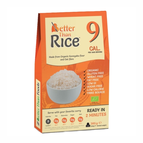 Makaron Konjac ryż bezglutenowy BIO Better Than Foods, 385 g