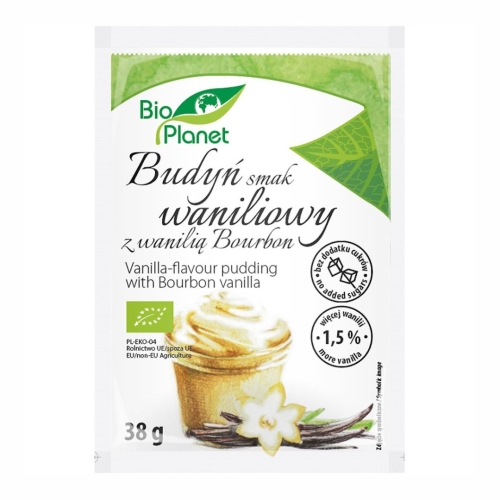 Budyń waniliowy z wanilią Bourbon BIO 38 g Bio Planet