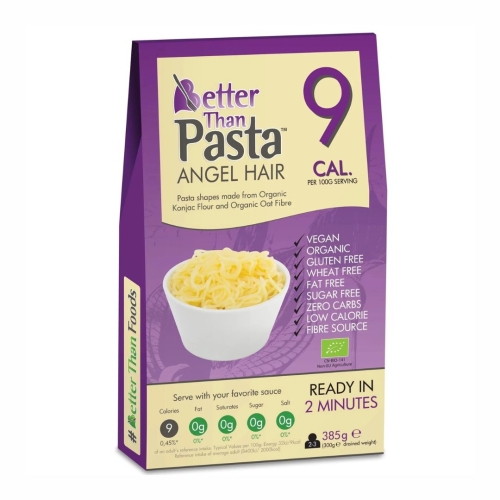 Makaron Konjac Angel Hair bezglutenowy BIO Better Than Foods, 385 g