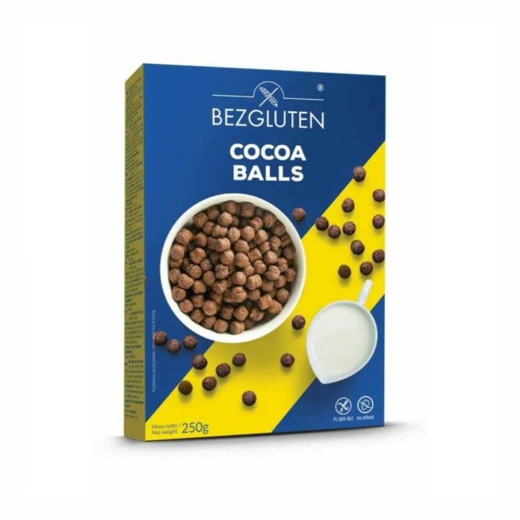 Kulki kakaowe COCOA BALLS bezglutenowe BEZGLUTEN, 250 g