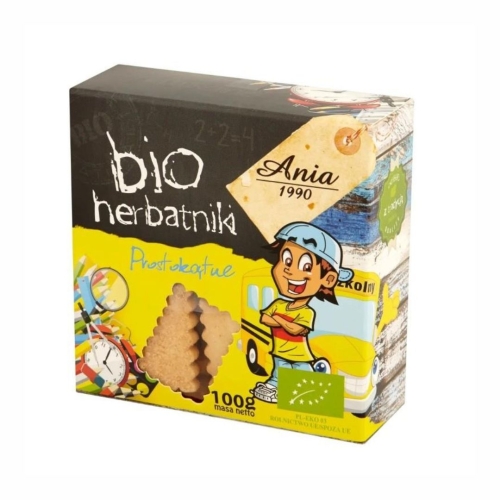 Herbatniki prostokątne BIO Bio Ania, 100 g