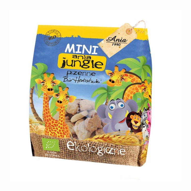 Ciastka Mini Jungle BIO Bio Ania, 100 g