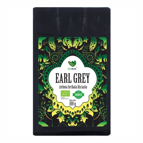 Herbata zielona Earl Grey BIO 100 g EcoBlik