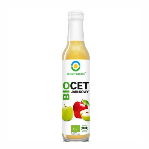 Ocet jabłkowy 5% niefiltrowany BIO BIOFOOD, 250 ml