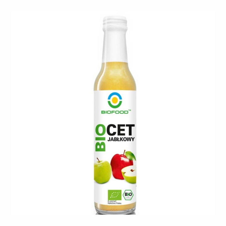 Ocet jabłkowy 5% niefiltrowany BIO BIOFOOD, 250 ml