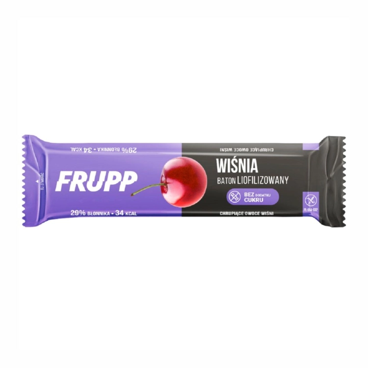 Baton liofilizowany wiśniowy FRUPP 10 g