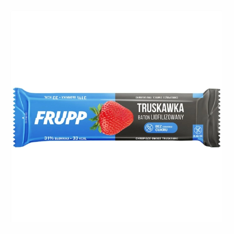 Baton liofilizowany truskawkowy FRUPP 10 g