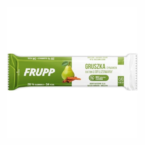 Baton liofilizowany gruszka–cynamon FRUPP 10 g