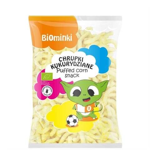 Chrupki kukurydziane bezglutenowe BIO Biominki, 150 g