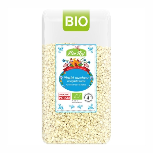 Płatki owsiane bezglutenowe BIO Bio Raj, 350 g