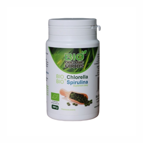Chlorella + Spirulina BIO 560 tabletek