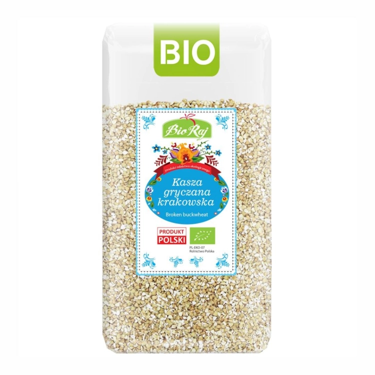 Kasza gryczana krakowska niepalona BIO Bio Raj, 500 g