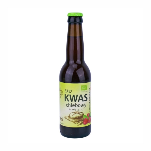 Kwas chlebowy z sokiem malinowym BIO Eko‑Natura, 330 ml