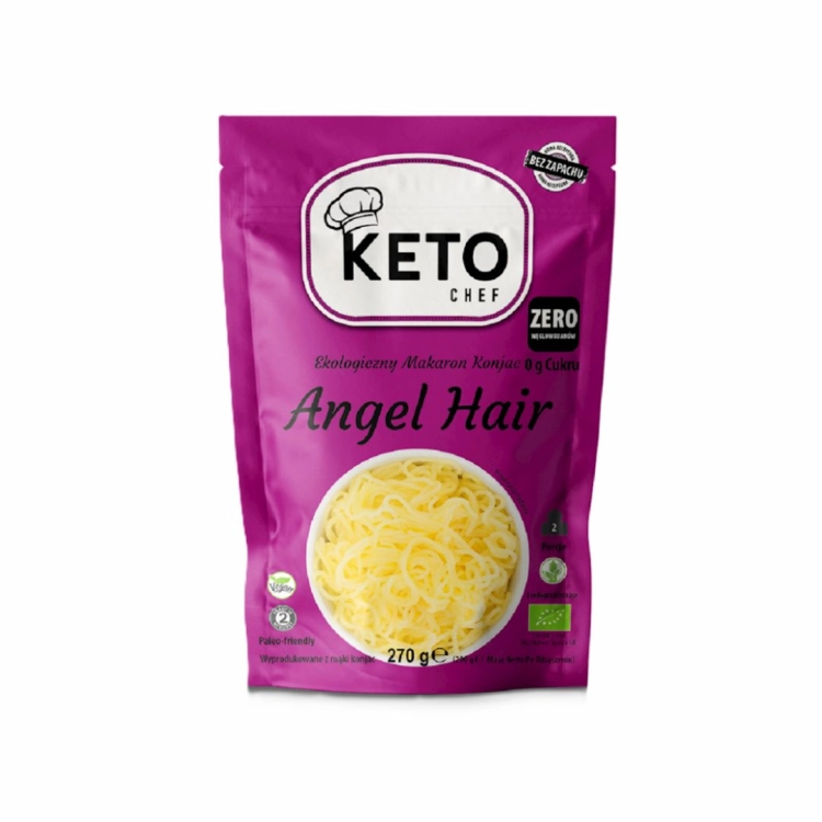 Makaron Konjac Angel Hair BIO KETO CHEF 270 g