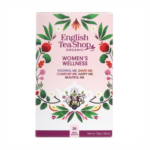 Herbatka Women’s Wellness BIO English Tea Shop, mix 5 smaków, 20 saszetek
