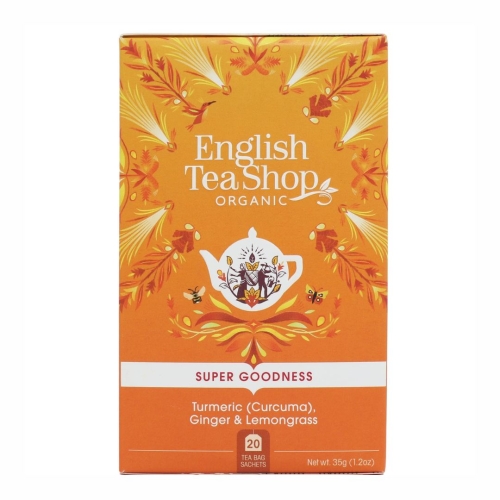 Herbatka Turmeric Ginger Lemongrass BIO English Tea Shop, 35 g