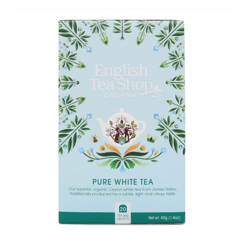Herbata Pure White Tea BIO English Tea Shop, 20×2 g