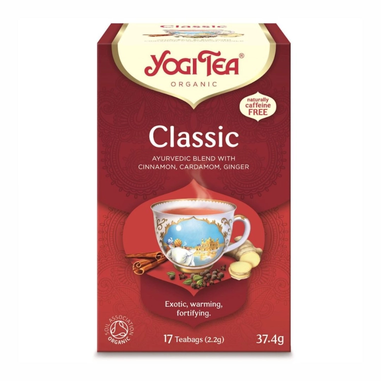 Herbatka klasyczna BIO Yogi Tea, 17×2,2 g