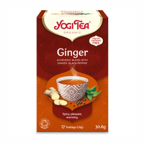 Herbatka imbirowa BIO Yogi Tea, 17×1,8 g