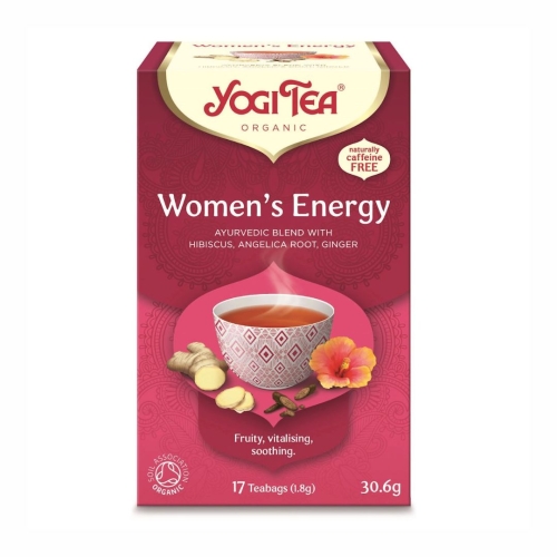 Herbatka dla kobiet energia BIO Yogi Tea, 17×1,8 g