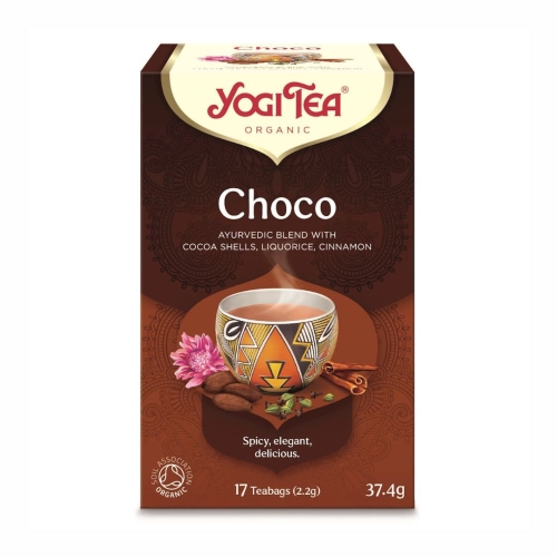 Herbatka czekoladowa kakao BIO Yogi Tea, 17×2,2 g