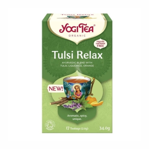 Herbatka Tulsi Relax BIO Yogi Tea, 17×2 g