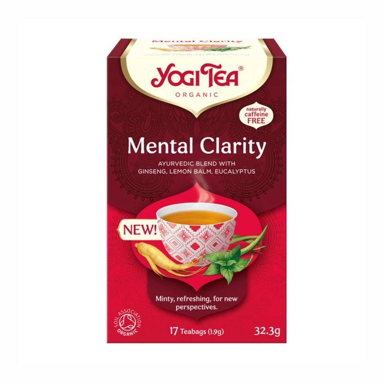 Herbatka jasność umysłu BIO Yogi Tea, 17×1,9 g