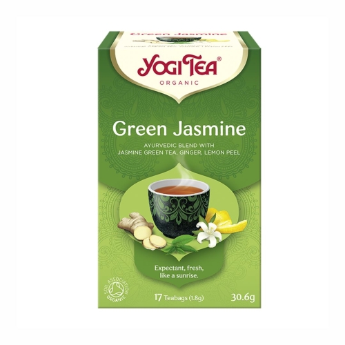Herbata zielona jaśminowa BIO Yogi Tea, 17×1,8 g