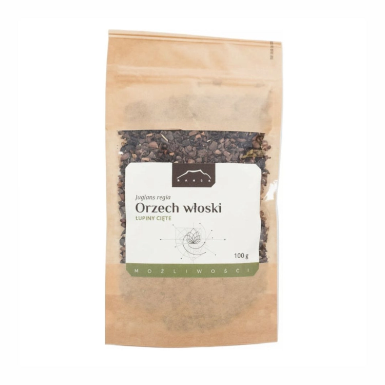 Orzech włoski zielone łupiny NANGA, 100 g