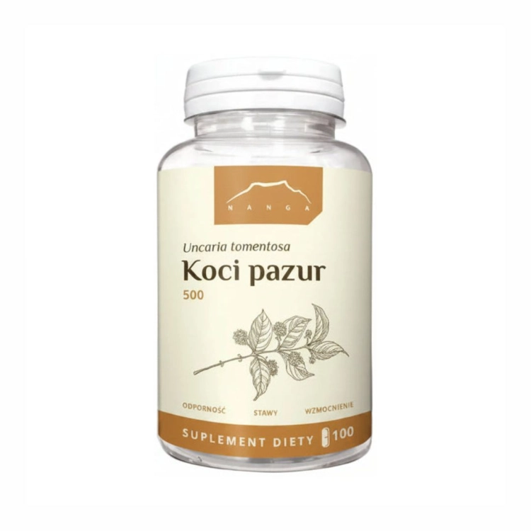 Koci pazur vilcacora NANGA, 100 kapsułek