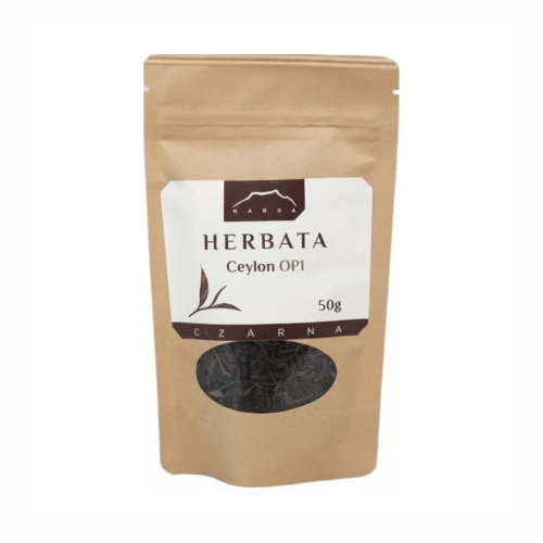 Herbata czarna Ceylon OP1 NANGA, 50 g