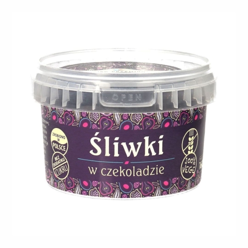 Śliwki w czekoladzie bezglutenowe Pięć Przemian, 160 g
