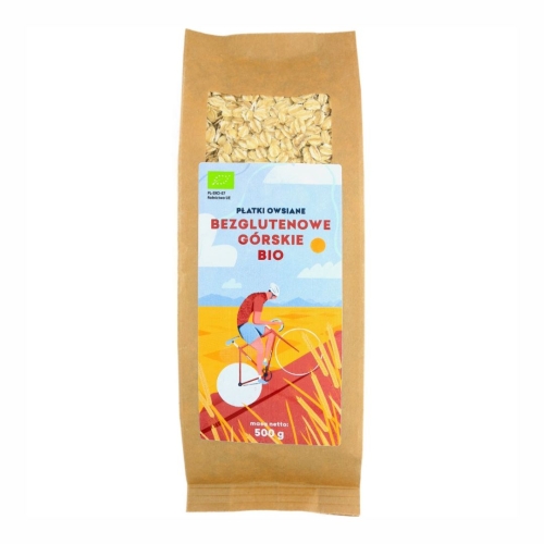 Płatki owsiane górskie bezglutenowe BIO Pięć Przemian, 500 g