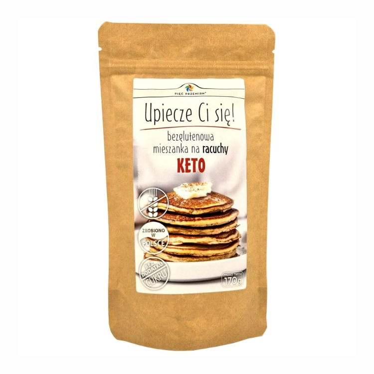 Mieszanka do racuchów bezglutenowa KETO Pięć Przemian, 170 g