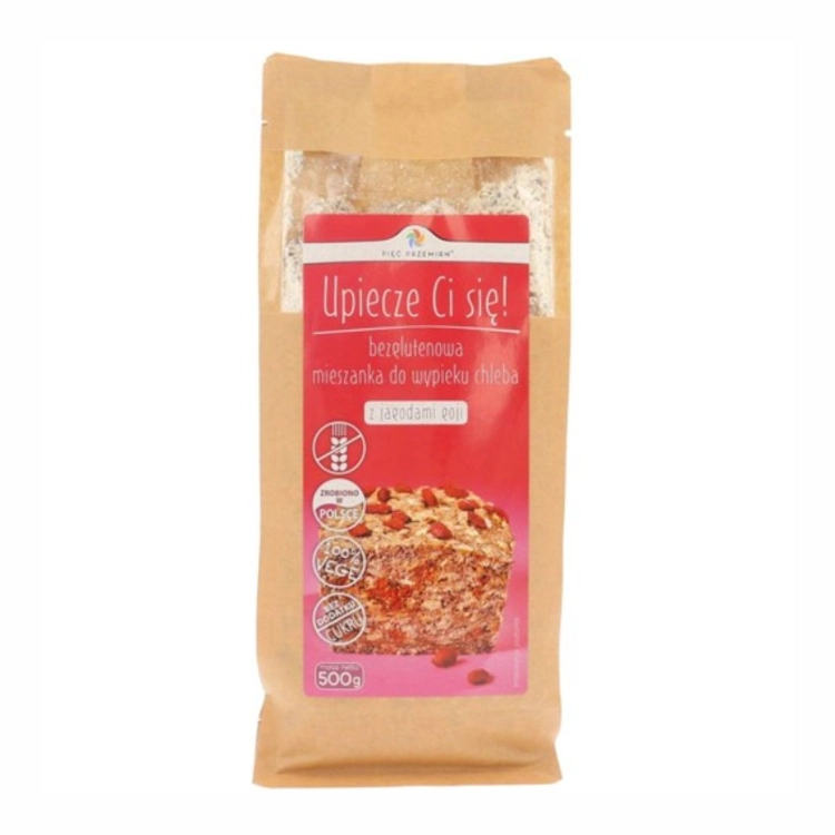 Mieszanka chleba bezglutenowego z goji Pięć Przemian, 500 g