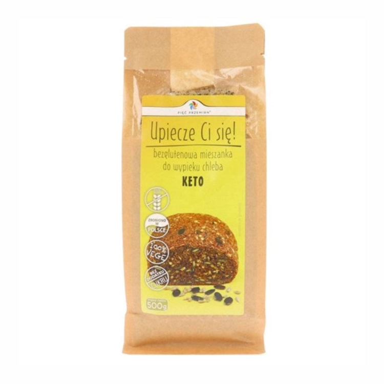 Mieszanka chleba keto bezglutenowego Pięć Przemian, 500 g